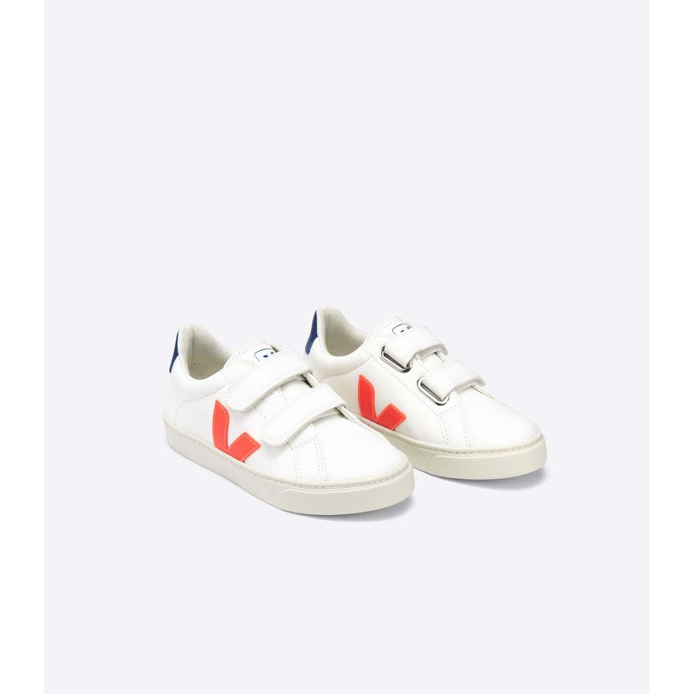 Veja ESPLAR CHROMEFREE Tenisky Detske White/Orange/Navy | SK 834AHK